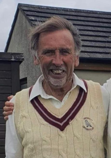 John Arthur - proud of his Cresselly Cricket Club connection